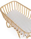 Childhome Culla in Rattan con Materasso - Naturale - 90 x 50 x 70 cm Culle e Ceste