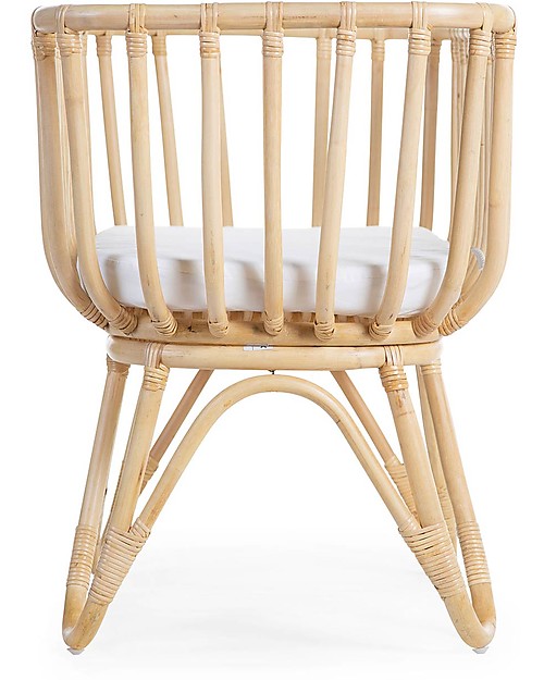 Childhome Culla in Rattan con Materasso - Naturale - 90 x 50 x 70 cm Culle e Ceste