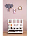 Childhome Culla Next to Me Bedside con Ruote, 90x50 cm, Legno di Faggio, Bianco - Ideale accanto al letto dei genitori! Culle Next To Me