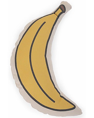 Childhome Cuscino in Cotone a Forma di Banana - 54x32x14 cm Cuscini Arredo