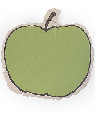 Childhome Cuscino in Cotone a Forma di Mela - 43x40x15 cm Cuscini Arredo