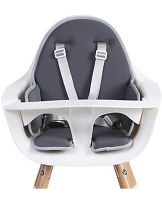 Childhome Cuscino in Neoprene per Seggioloni Evolu, Grigio Scuro - Morbido ed Impermeabile! Seggioloni Pappa