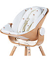 Childhome Cuscino per Seggiolone Evolutivo Evolu con Riduttore - Cuori Accessori per Seggioloni