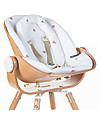 Childhome Cuscino per Seggiolone Evolutivo Evolu con Riduttore - Cuori Accessori per Seggioloni