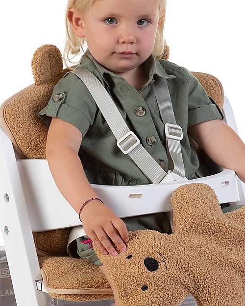 Childhome Cuscino per Seggiolone Evolutivo Evolu2 e Evolu One.80 - Teddy Beige Accessori per Seggioloni