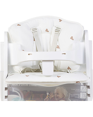 Childhome Cuscino per Seggiolone Evolutivo Lambda 3 - Cuori Seggioloni Pappa