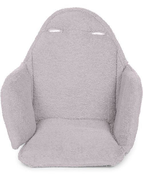 Childhome Cuscino Tricot per Seggiolone Evolutivo Evolu 2 Chair - Grigio Pastello Accessori per Seggioloni