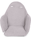 Childhome Cuscino Tricot per Seggiolone Evolutivo Evolu 2 Chair - Grigio Pastello Accessori per Seggioloni