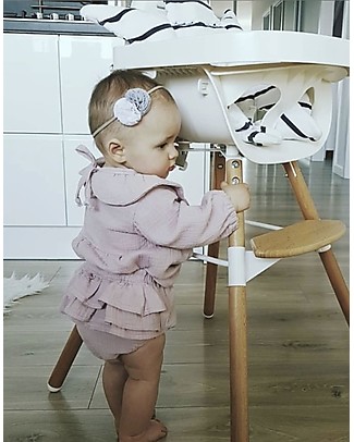 Childhome Cuscino Universale Angelo Marin, Righe Bianco+Blu - 100% jersey di cotone Accessori per Seggioloni