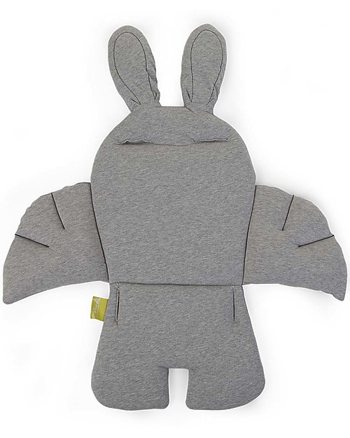Childhome Cuscino Universale per Seggiolone Coniglietto - Grigio Accessori per Seggioloni