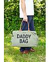 Childhome Daddy Bag Borsa Fasciatoio - 55 x 30 x 40 cm - Kaki - Include Materassino per il Cambio! Borse Cambio