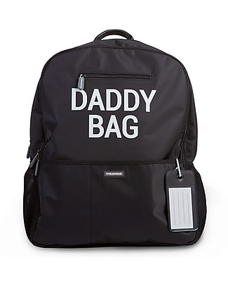 Childhome Daddy Bag, Zaino per Papà 40x20x47 cm - Nero Zaini