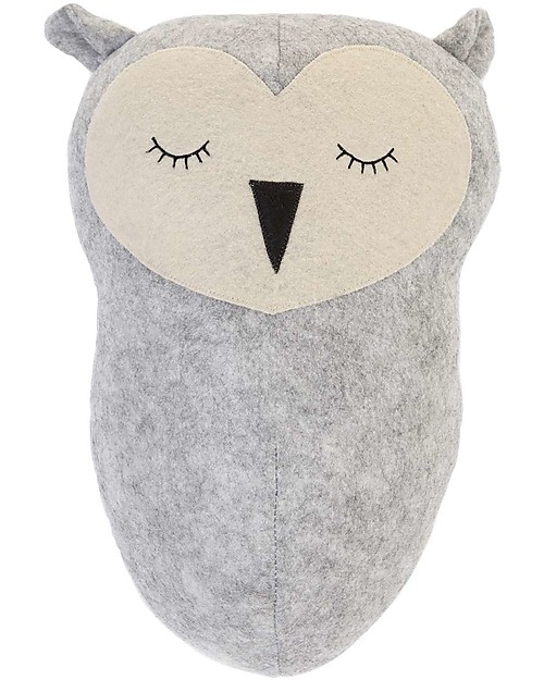 Childhome Decorazione da Parete Gufo - 17x12x36 cm Decorazioni da Parete