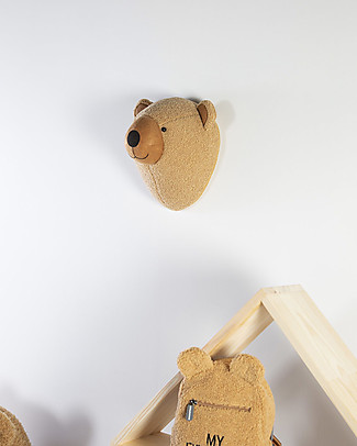 Childhome Decorazione da Parete Orso - 29x20x31 cm Decorazioni