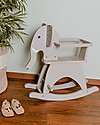 Childhome Elefante a Dondolo con Anello - da 1 Anno! Cavalcabili