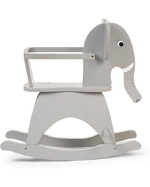 Childhome Elefante a Dondolo con Anello - da 1 Anno! Cavalcabili