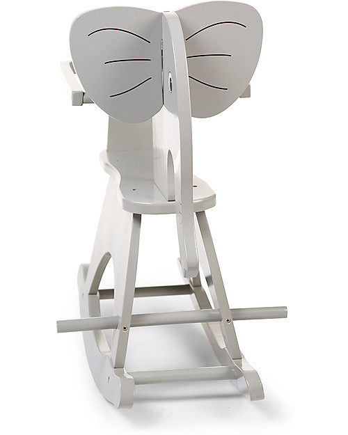 Childhome Elefante a Dondolo con Anello - da 1 Anno! Cavalcabili