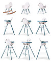 Childhome Evolu 2 Chair Seggiolone Evolutivo 3-in-1, Jade Green - Include vassoio pappa e prolunga gambe Seggioloni Pappa