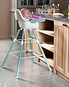 Childhome Evolu 2 Chair Seggiolone Evolutivo 3-in-1, Jade Green - Include vassoio pappa e prolunga gambe Seggioloni Pappa
