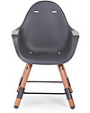 Childhome Evolu 2 Chair Seggiolone Evolutivo e Convertibile - Antracite/Legno - Da 6 mesi a 6 anni Seggioloni Pappa