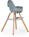 Childhome Evolu 2 Chair Seggiolone Evolutivo e Convertibile - Naturale/Menta - da 6 mesi a 6 anni Seggioloni Pappa