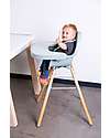 Childhome Evolu 2 Chair Seggiolone Evolutivo e Convertibile - Naturale/Menta - da 6 mesi a 6 anni Seggioloni Pappa