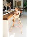 Childhome Evolu 2 Chair Seggiolone Evolutivo e Convertibile - Naturale/Ruggine - da 6 mesi a 6 anni Seggioloni Pappa