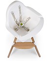 Childhome Evolu ONE.80° Seggiolone Evolutivo e Convertibile Bianco  - Seduta Girevole a 180°! Seggioloni Pappa