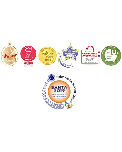 Childhome Evolu ONE.80° Seggiolone Evolutivo e Convertibile Bianco  - Seduta Girevole a 180°! Seggioloni Pappa