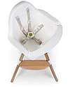 Childhome Evolu ONE.80° Seggiolone Evolutivo e Convertibile + Prolunghe Extra, Bianco - Seduta Girevole! Seggioloni Pappa