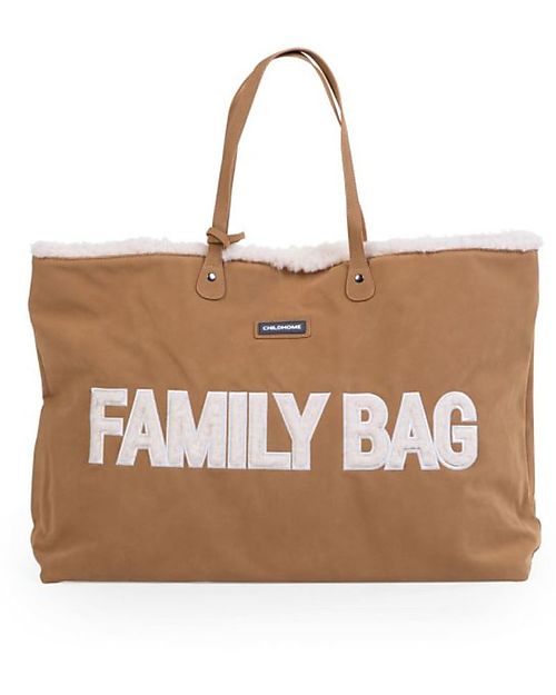 Childhome Family Bag Borsa Fasciatoio 55 x 18 x 40 cm - Camoscio