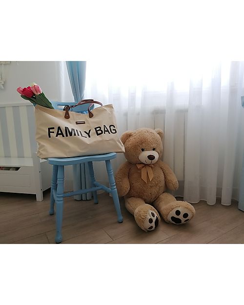Childhome Family Bag - Borsa Weekend 55 x 18 x 40 cm - Panna Borse Cambio