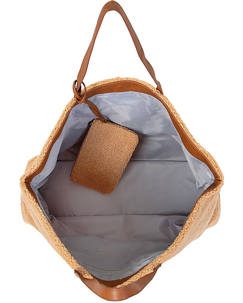 Childhome Family Bag - Borsa Weekend 55x18x40 cm - Teddy Beige Borse Cambio