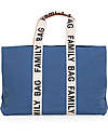 Childhome Family Bag Borsa Weekend - Indigo - Collezione Signature - 55x18x40 cm Borse Cambio