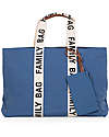 Childhome Family Bag Borsa Weekend - Indigo - Collezione Signature - 55x18x40 cm Borse Cambio