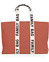 Childhome Family Bag Borsa Weekend - Terracotta - Collezione Signature - 55x18x40 cm Borse Cambio
