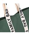 Childhome Family Bag Borsa Weekend - Verde - Collezione Signature - 55x18x40 cm Borse Cambio