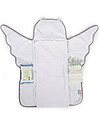 Childhome Fasciatoio da Viaggio Angel in Cotone e Spugna - Grigio Accessori per Fasciatoi