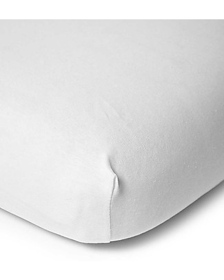 Childhome Lenzuolo con Angoli per Materasso 50x90 cm - Cotone Bio Naturale Lenzuola