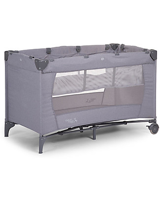 Childhome Lettino da Viaggio, Grigio Chiaro - 120 x 60 cm Lettini da Viaggio