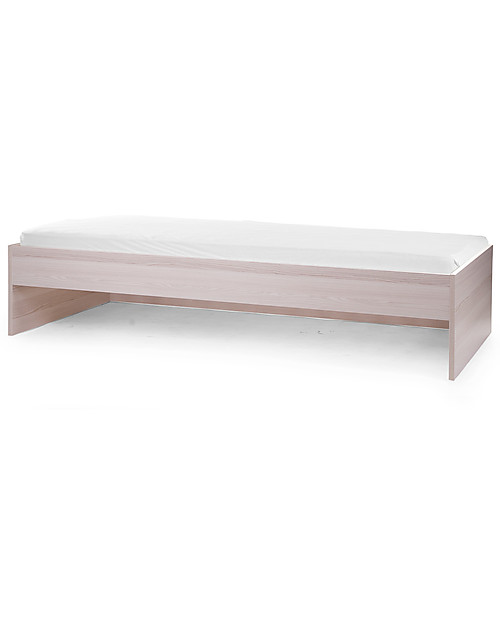 Childhome Letto Singolo Nordic Acacia, 90 x 200 cm - Completo di doghe Lettini con Sbarre