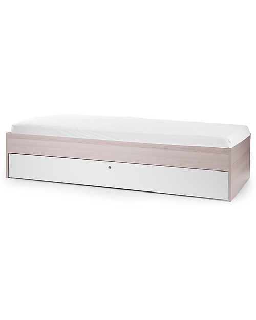 Childhome Letto Singolo Nordic Acacia, 90 x 200 cm - Completo di doghe Lettini con Sbarre