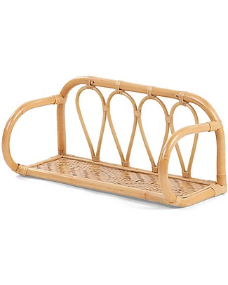 Childhome Mensola in Rattan, Naturale - 53 x 23 x 23 cm Mensole