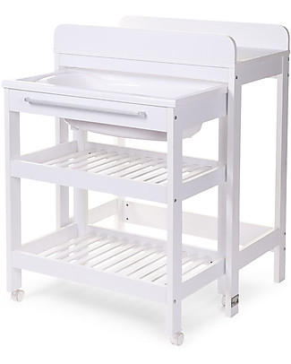 Childhome Mobile Nursery Fasciatoio e Bagnetto - Bianco Fasciatoi_