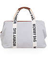 Childhome Mommy Bag - Bianco - Collezione Signature - 55x30x40 cm - Include Materassino per il Cambio! Borse Cambio