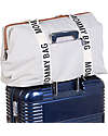 Childhome Mommy Bag - Bianco - Collezione Signature - 55x30x40 cm - Include Materassino per il Cambio! Borse Cambio