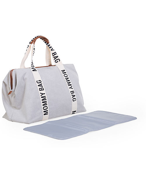 Childhome Mommy Bag - Bianco - Collezione Signature - 55x30x40 cm