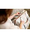 Childhome Mommy Bag - Bianco - Collezione Signature - 55x30x40 cm - Include Materassino per il Cambio! Borse Cambio