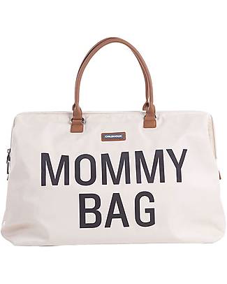 Childhome Mommy Bag Borsa Fasciatoio - 55 x 30 x 40 cm - Avorio - Include materassino per il cambio! Borse Cambio e Accessori