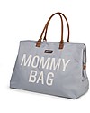 Childhome Mommy Bag Borsa Fasciatoio - 55 x 30 x 40 cm - Grigio - Include materassino per il cambio! Borse Cambio